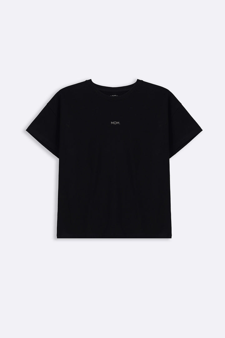 BLACK MOM OVERSIZED TEE