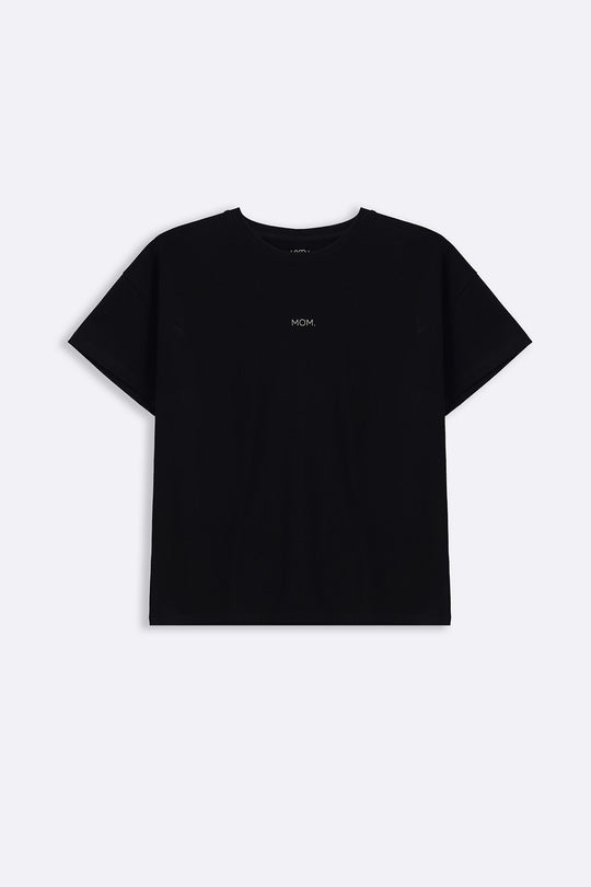 BLACK MOM OVERSIZED TEE