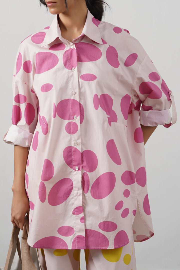 PINK POPLIN SHIRT