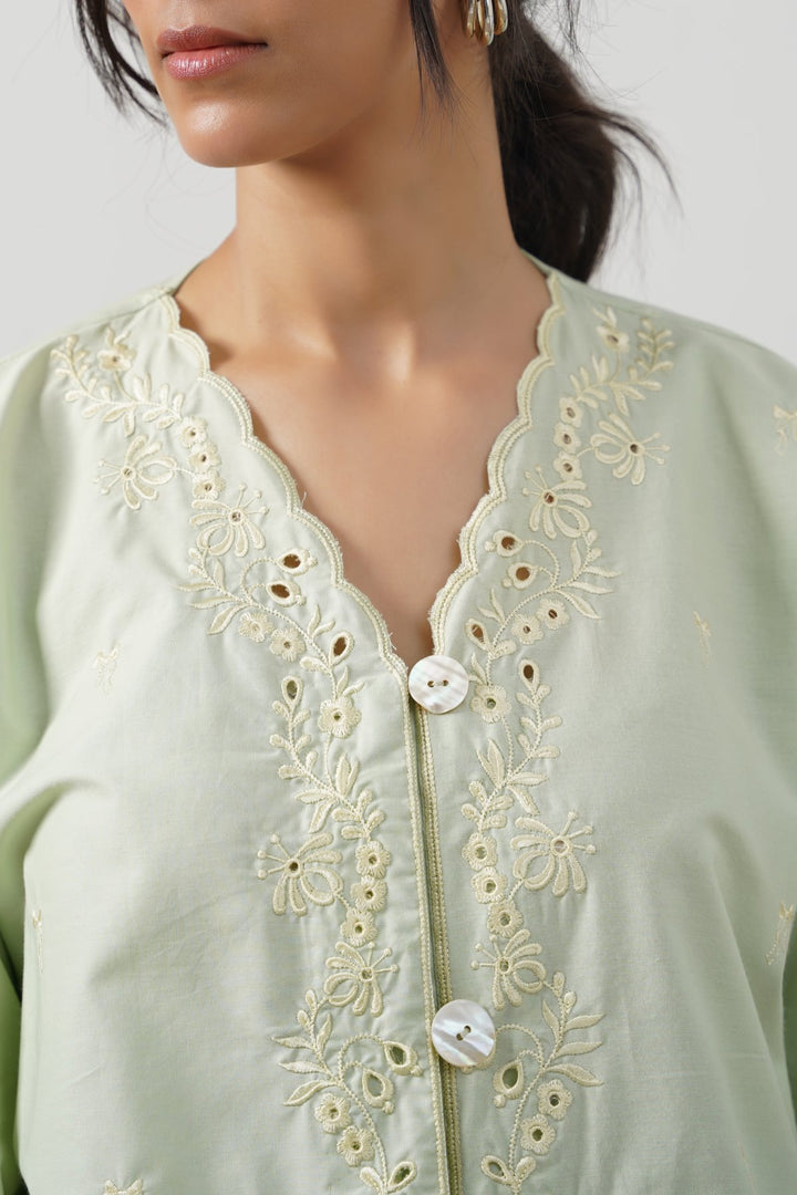 LEMON EMBROIDERED SHIRT