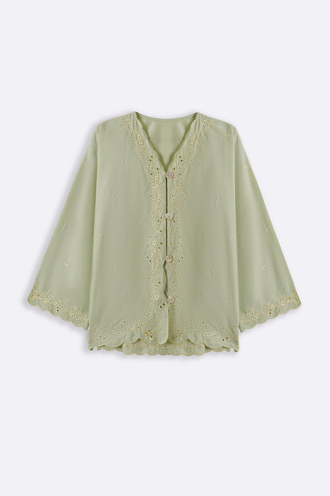 LEMON EMBROIDERED SHIRT