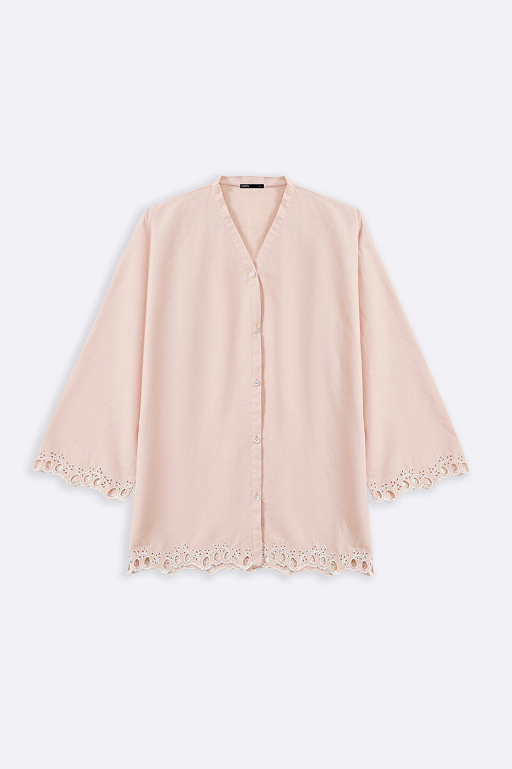 WILD BALLERINA CUTWORK SHIRT