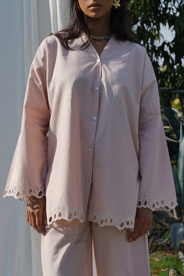 WILD BALLERINA CUTWORK SHIRT