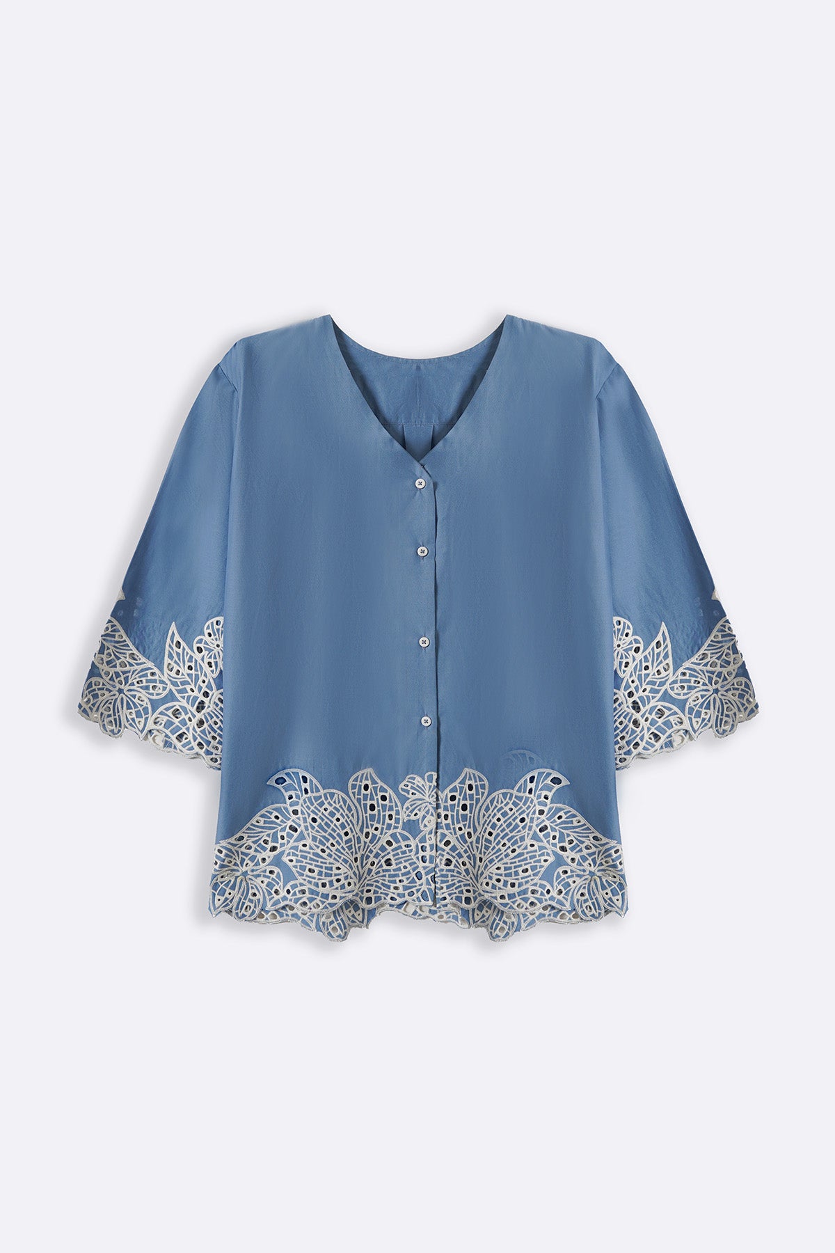 新品未使用☆bluelea Embroidery jacquard blouse Johnny Was Plus Maude Embroidered Blouse | Saks Fifth Avenue
