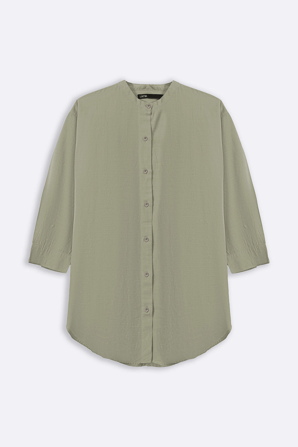 GREEN ESSENTIAL COTTON SHIRT