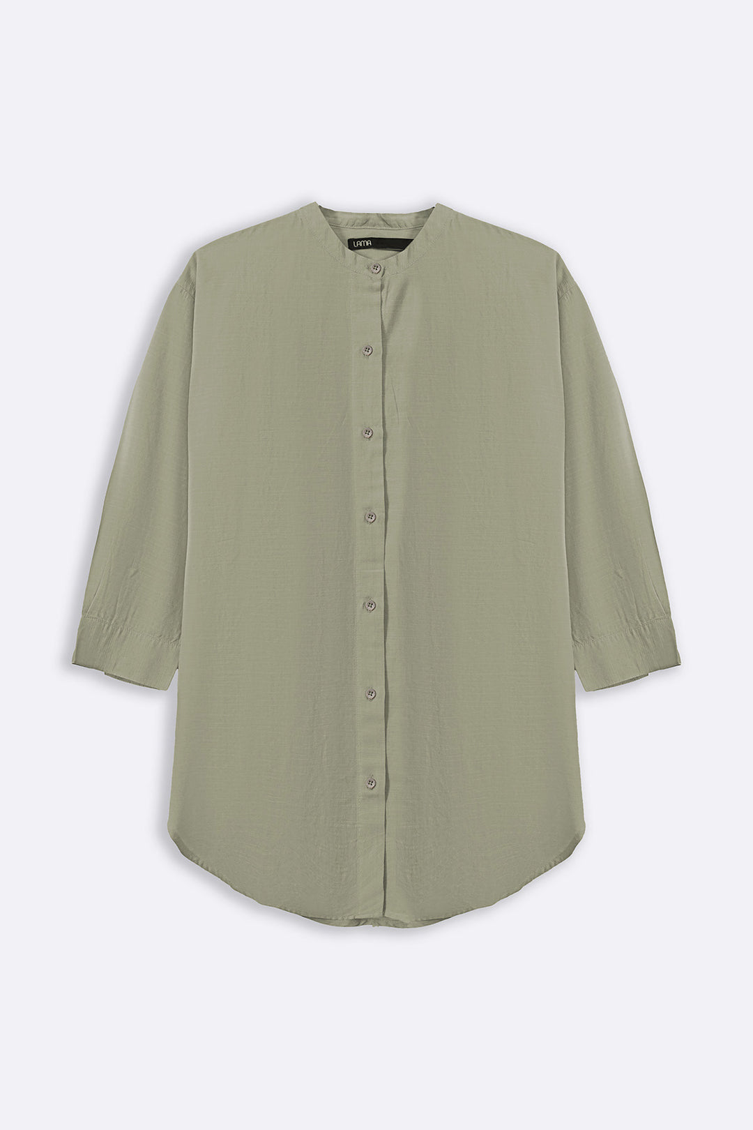 GREEN ESSENTIAL COTTON SHIRT