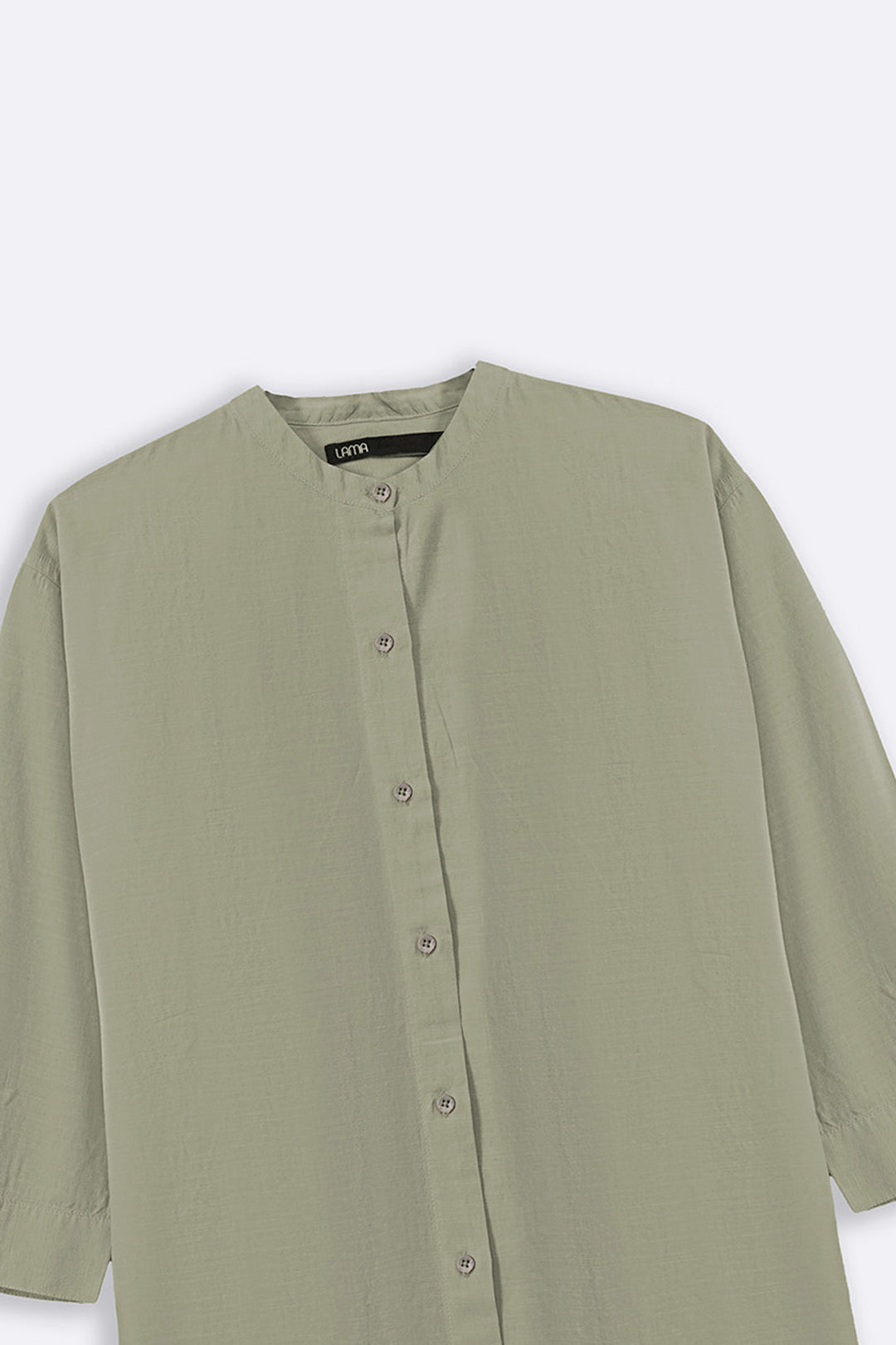 GREEN ESSENTIAL COTTON SHIRT