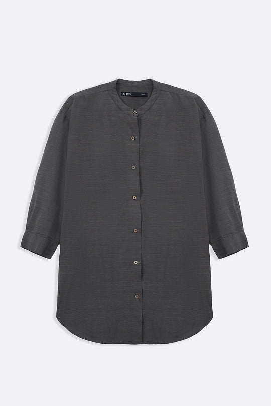 MOUSE GREY ESSENTIAL COTTON SHIRT