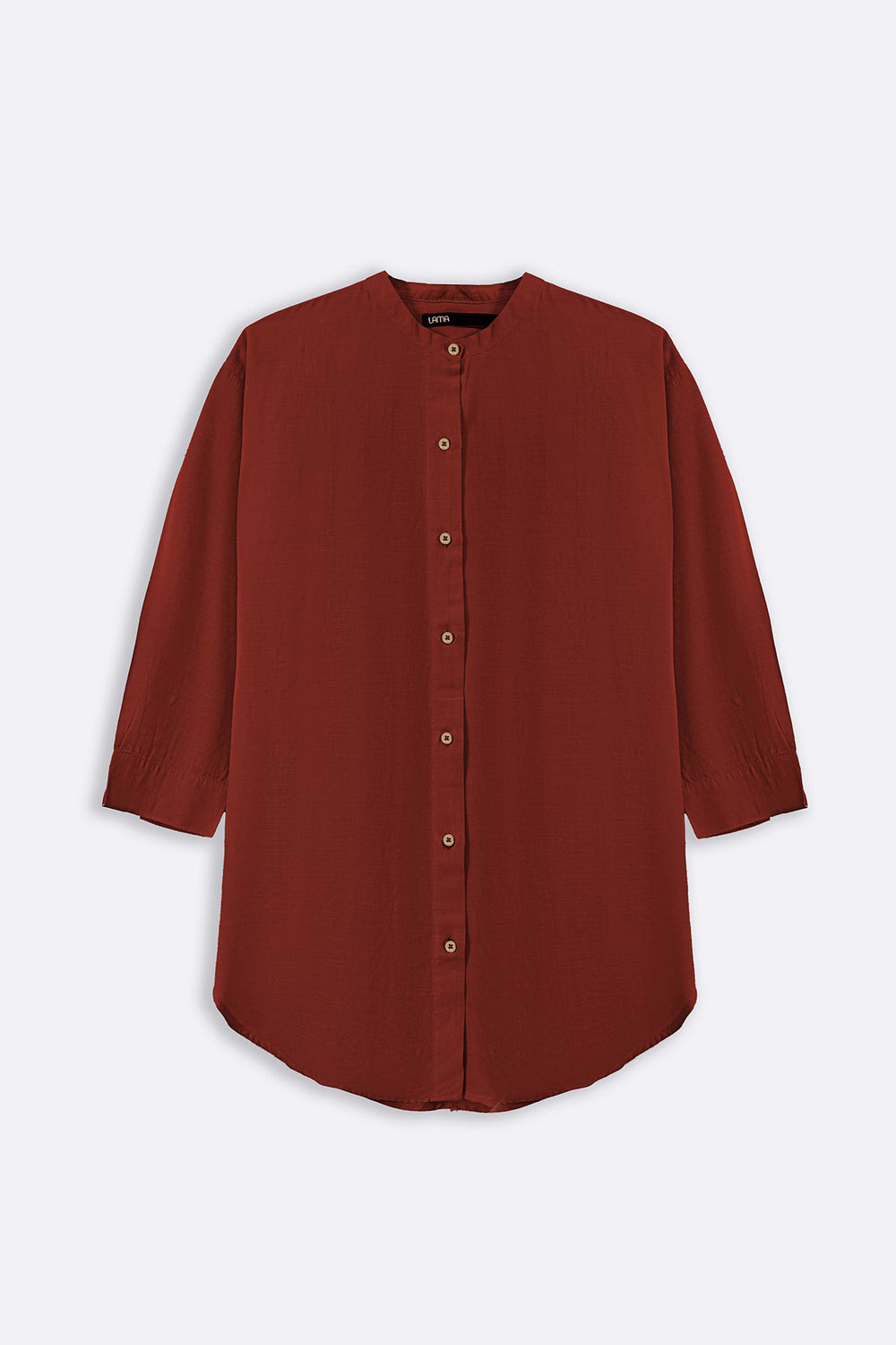RUST ESSENTIAL COTTON SHIRT