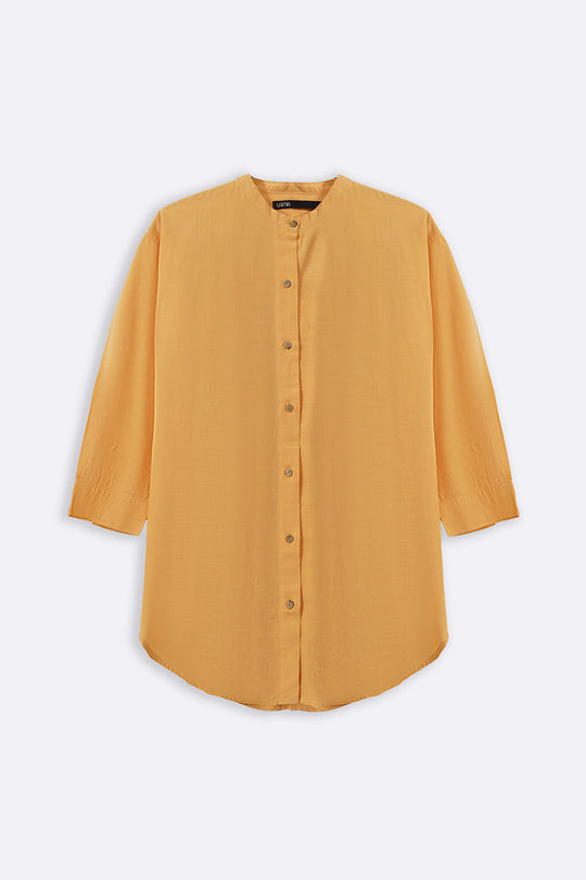 YELLOW ESSENTIAL COTTON SHIRT
