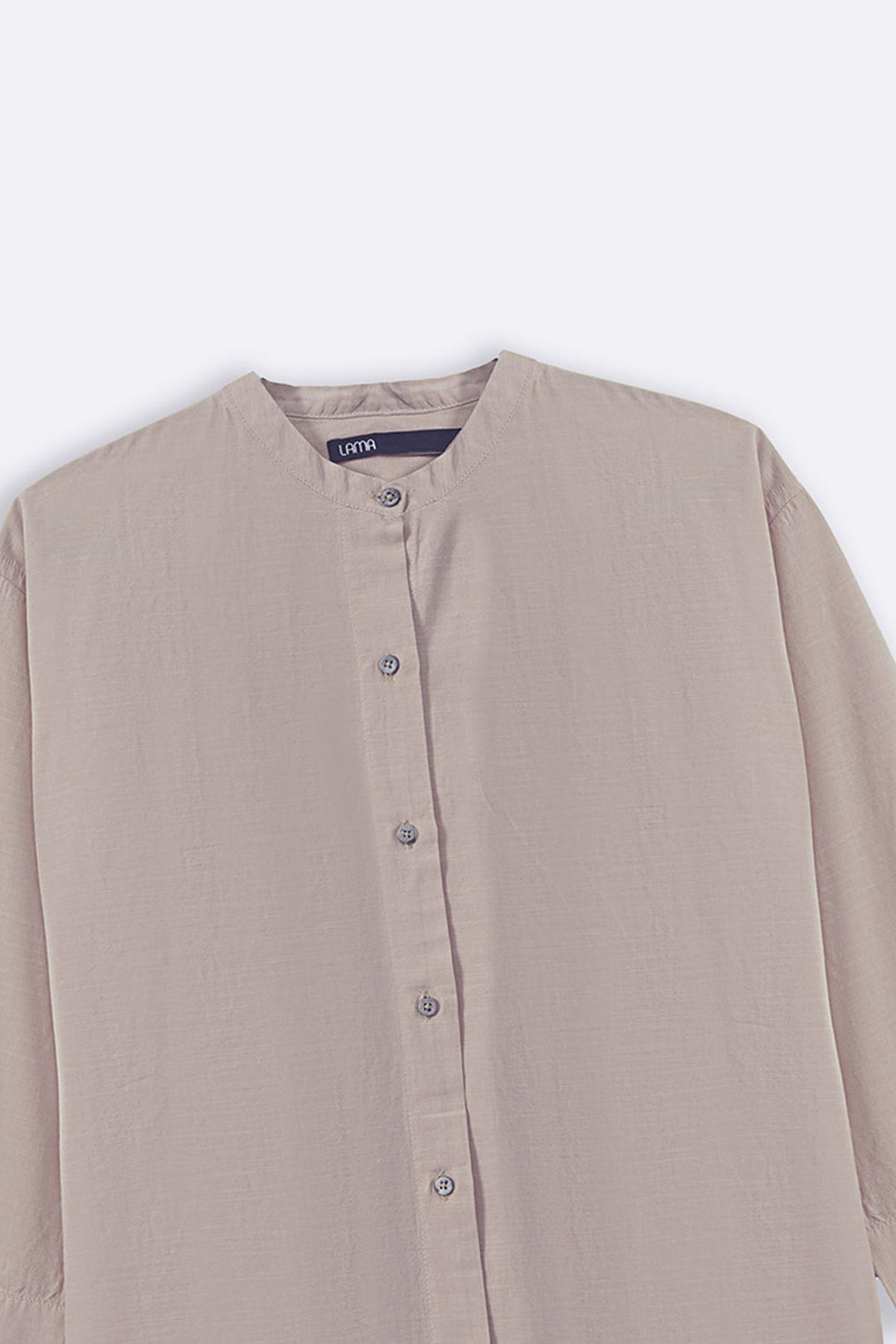 BEIGE ESSENTIAL COTTON SHIRT