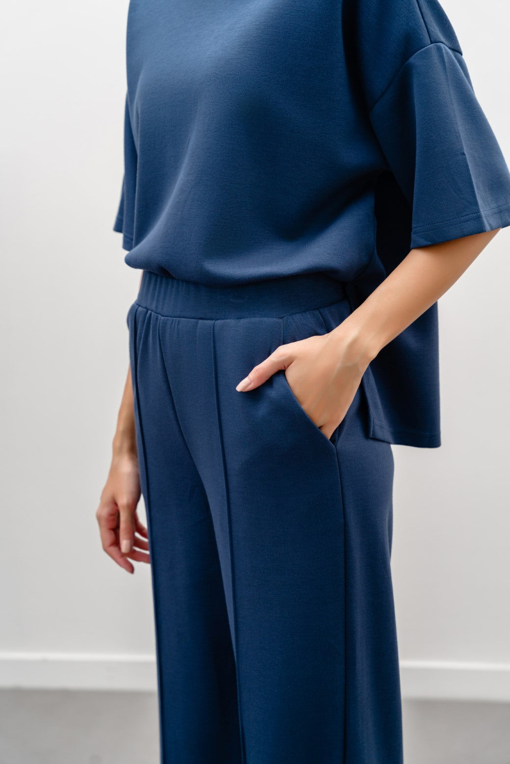 パンツ PAROSH Women Straight Pants PANTYD231087 012 Blue P.A.R.O.S.H. Panty Trousers | Blue | FARFETCH