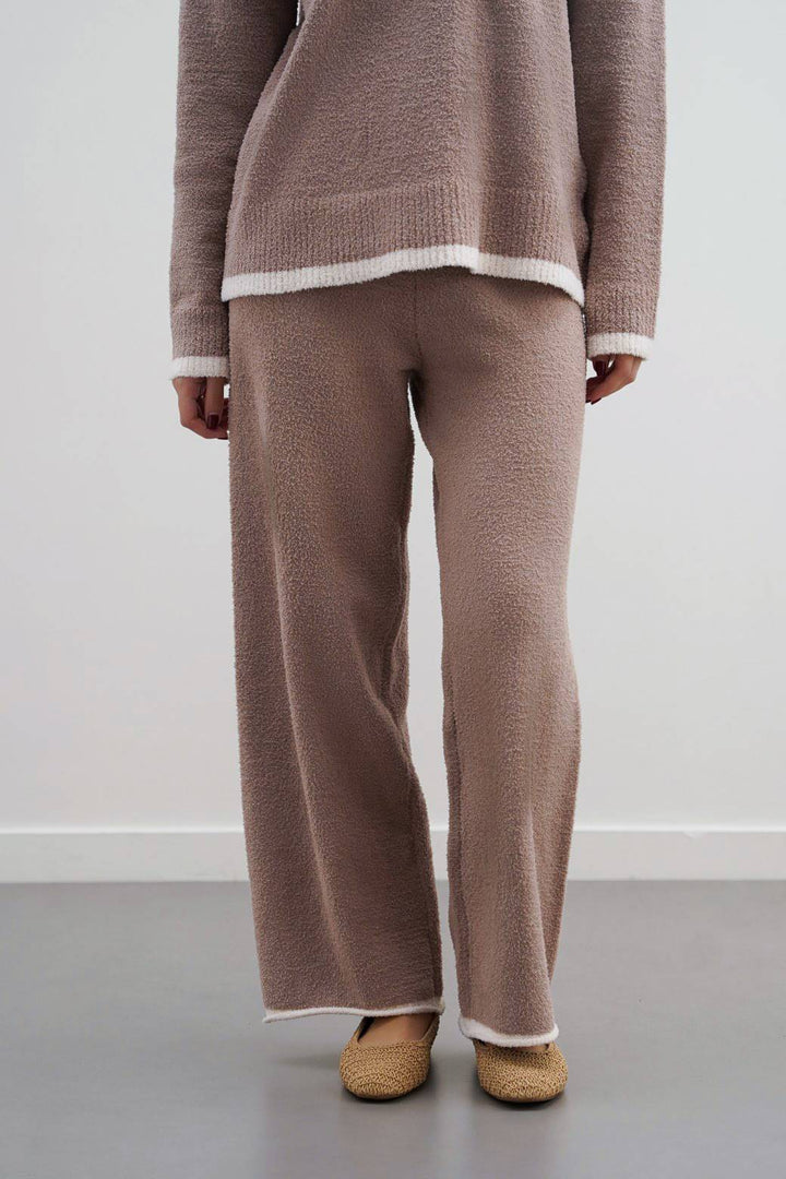 CAMEL MINKY LOUNGE PANTS