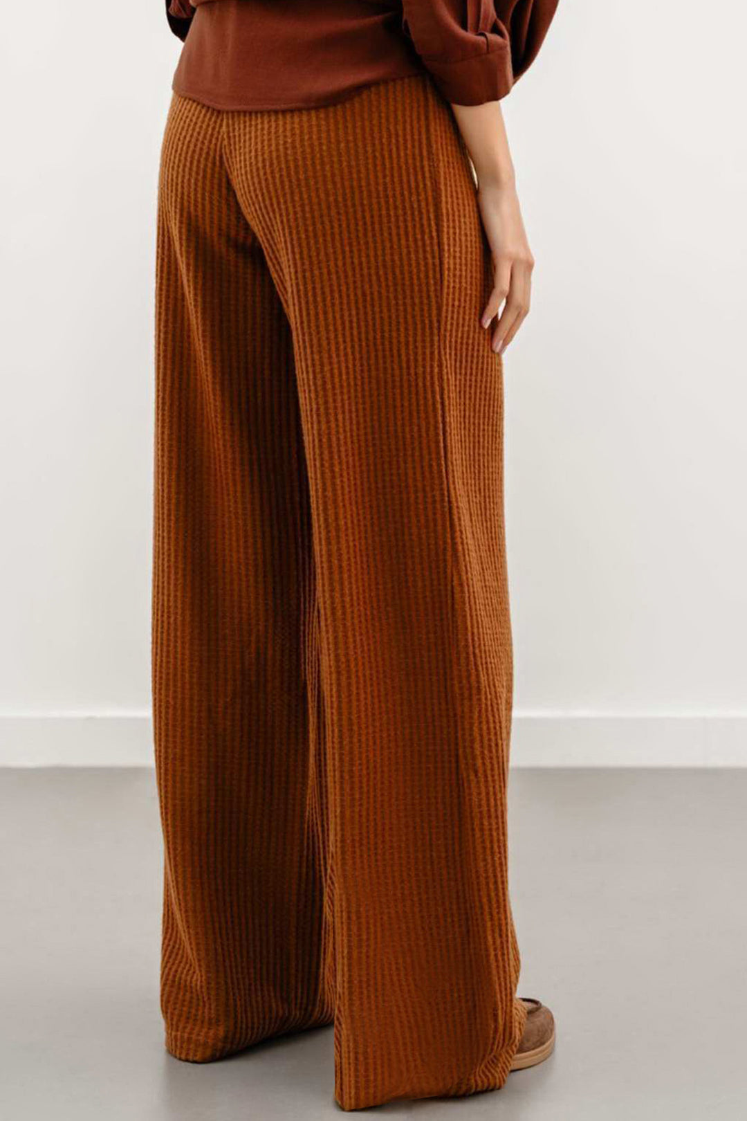 WAFFLE KNIT PANTS