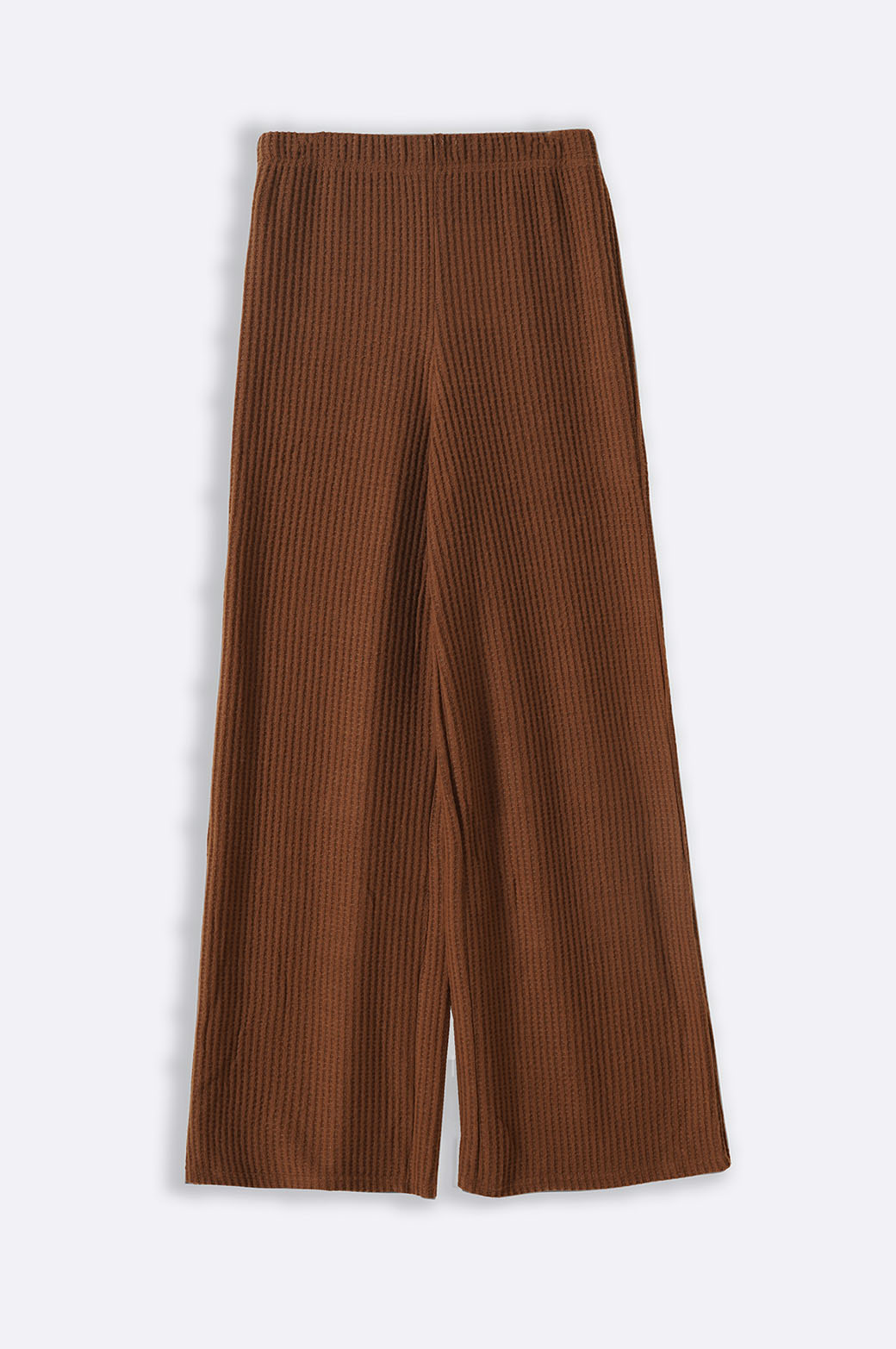 CAMEL TEXTURED TROUSERS