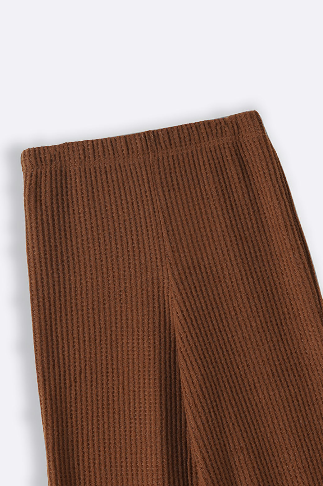 CAMEL TEXTURED TROUSERS