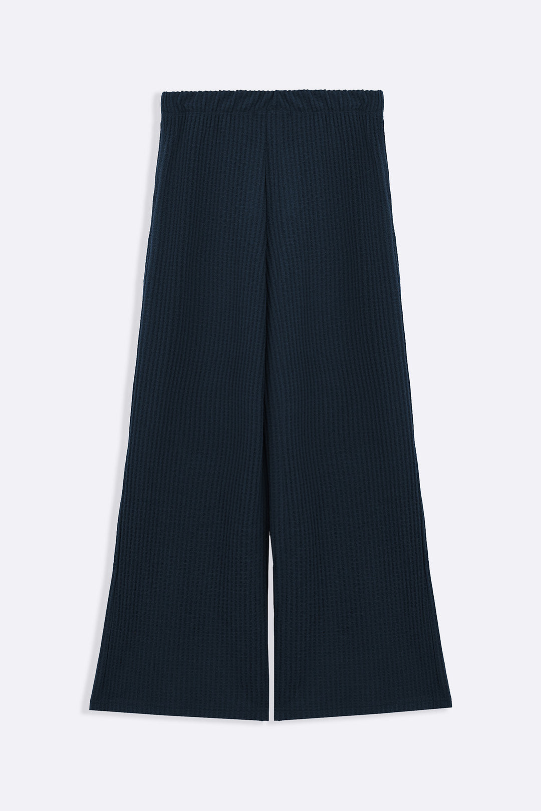 TEAL WAFFLE KNIT PANTS