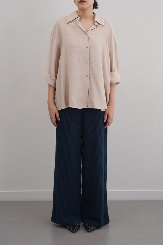 WAFFLE KNIT PANTS