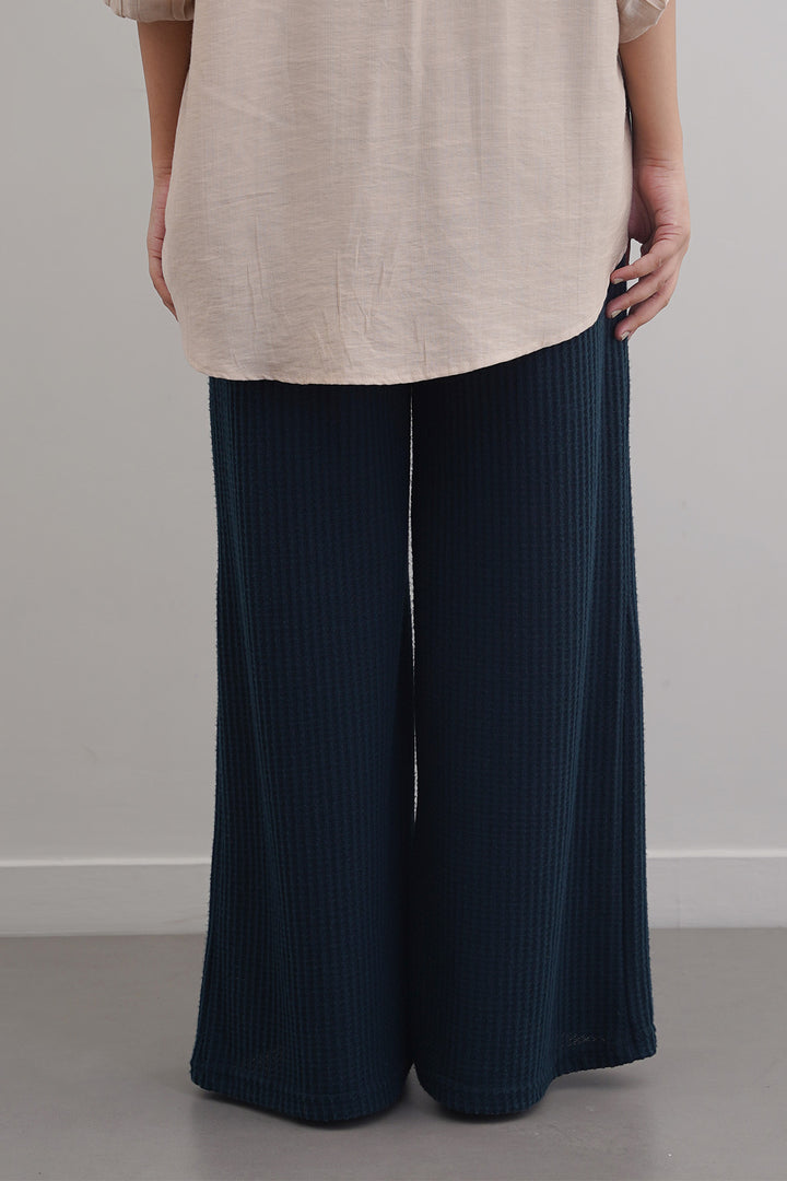 WAFFLE KNIT PANTS