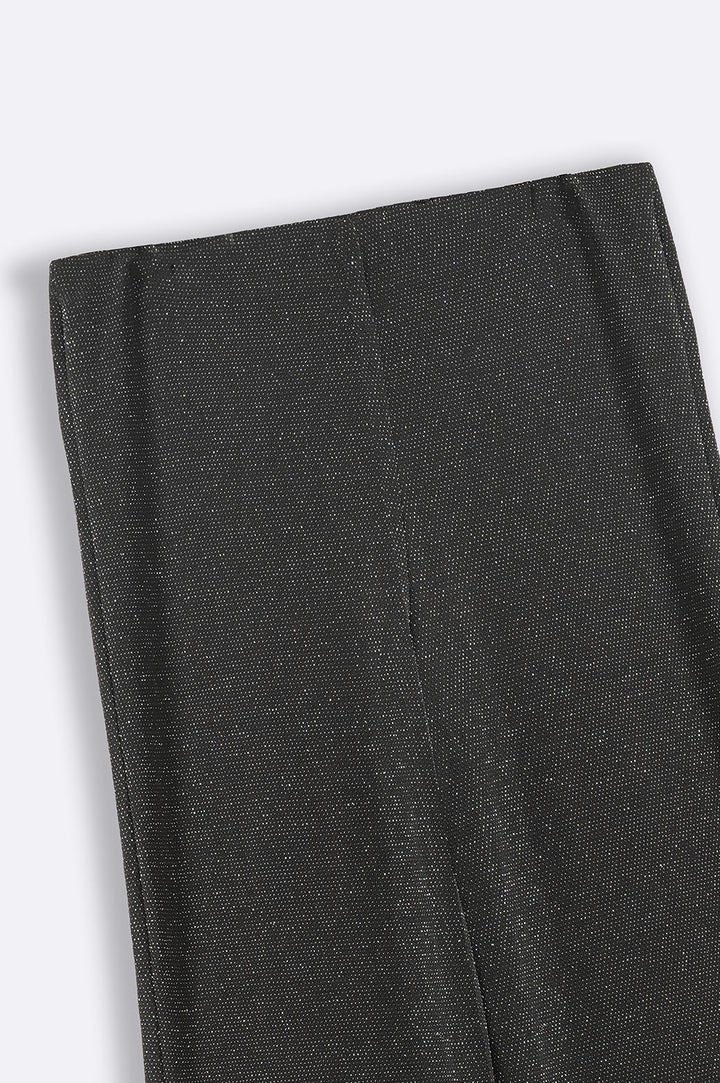 BLACK SPARKLY PARTY PANTS