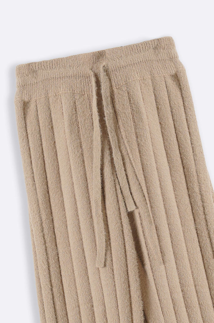 TAUPE PLUSH ANGEL PANTS