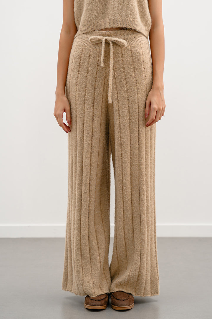 TAUPE PLUSH ANGEL PANTS