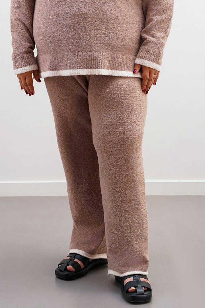 CAMEL CURVE MINKY LOUNGE PANTS