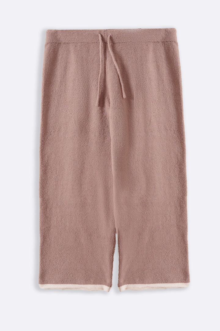 CAMEL CURVE MINKY LOUNGE PANTS