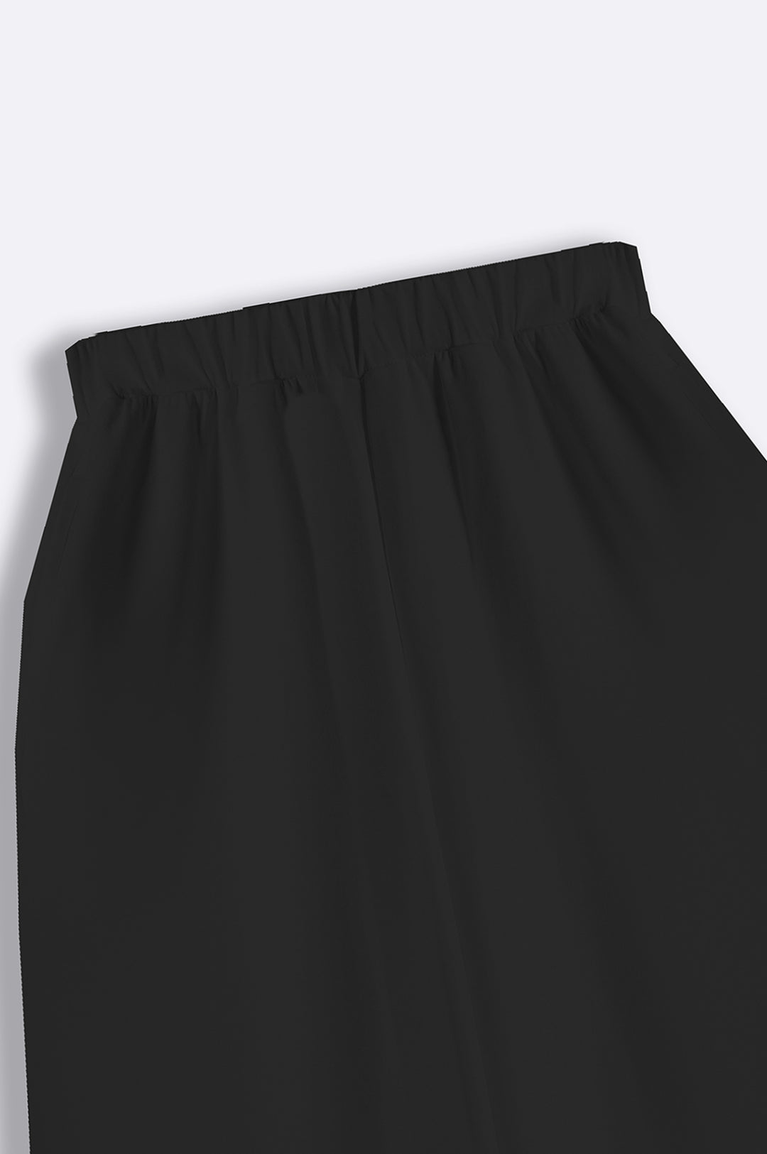 BLACK HIGH-WAIST CULOTTES