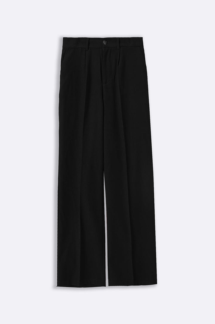 ALL BLACK TAILORED EASY PANTS