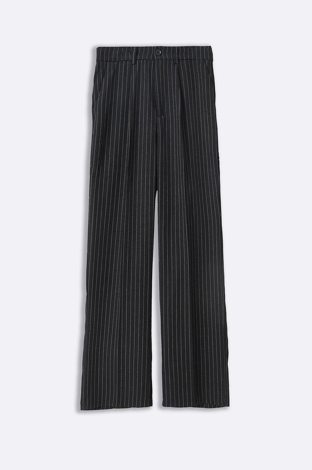 BLACK PIN STRIPED PANTS