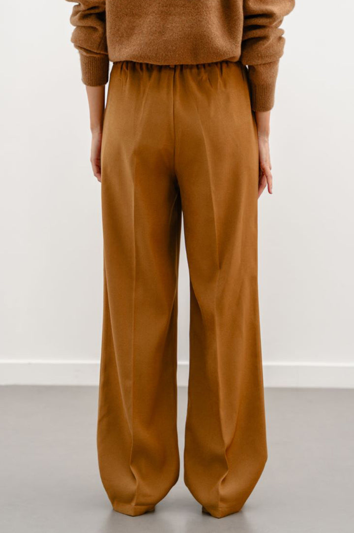 CAMEL TAILORED EASY PANTS