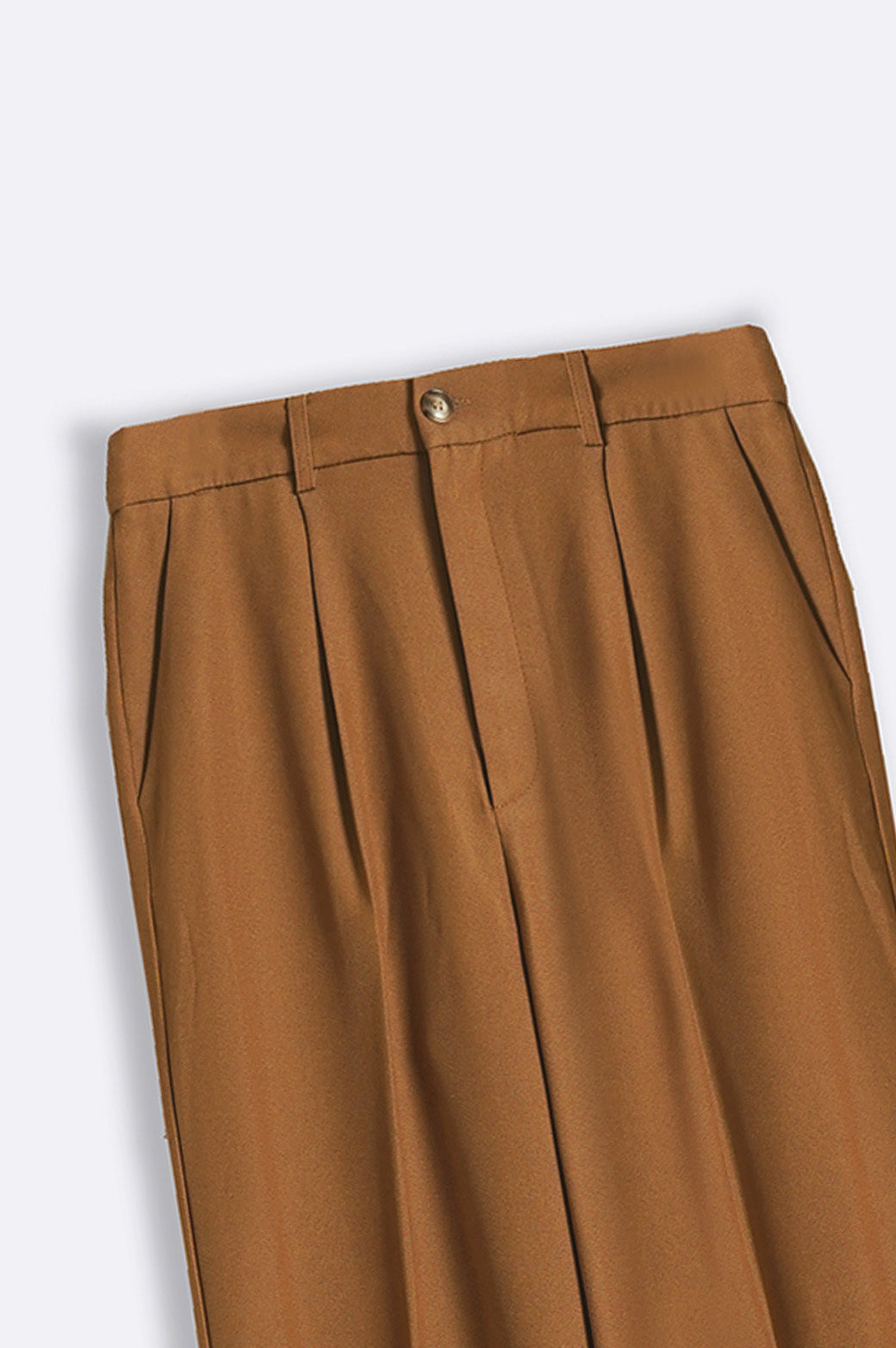 CAMEL TAILORED EASY PANTS