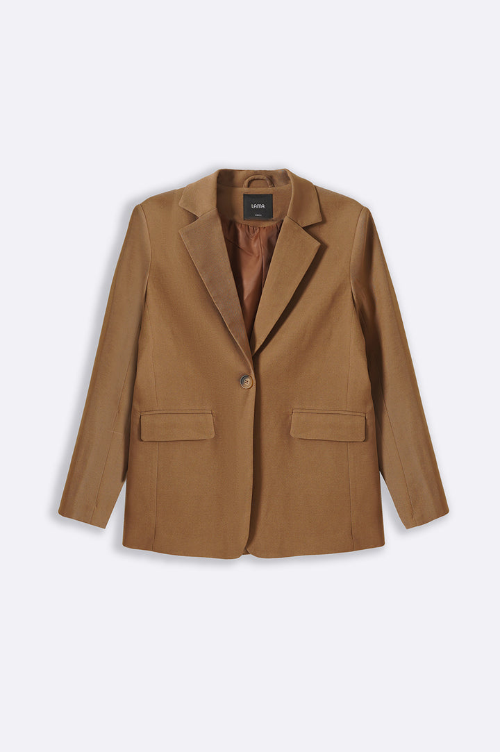 CAMEL TAILORED BLAZER