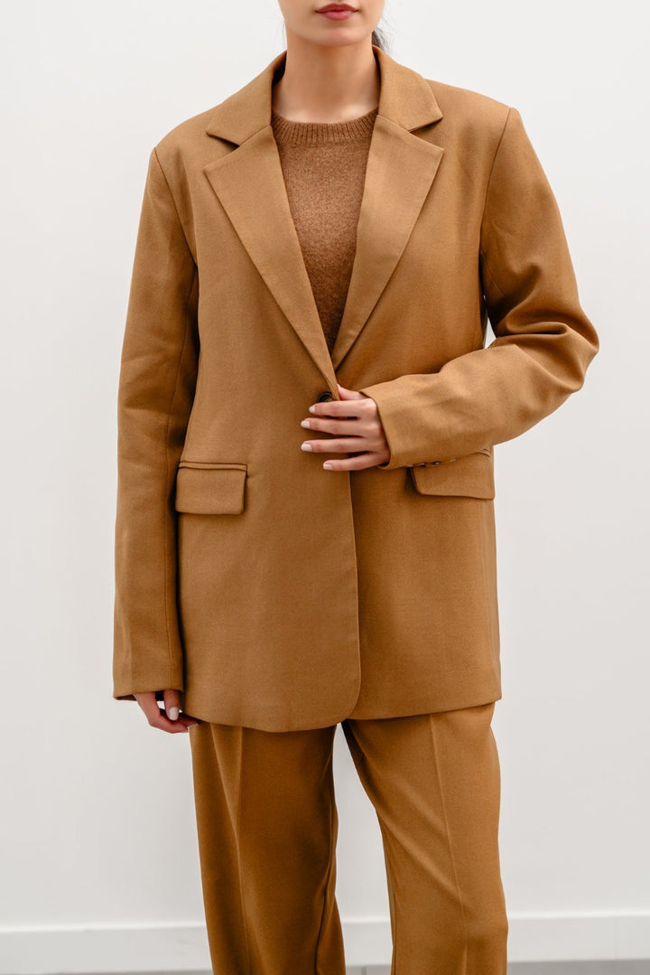 CAMEL TAILORED BLAZER