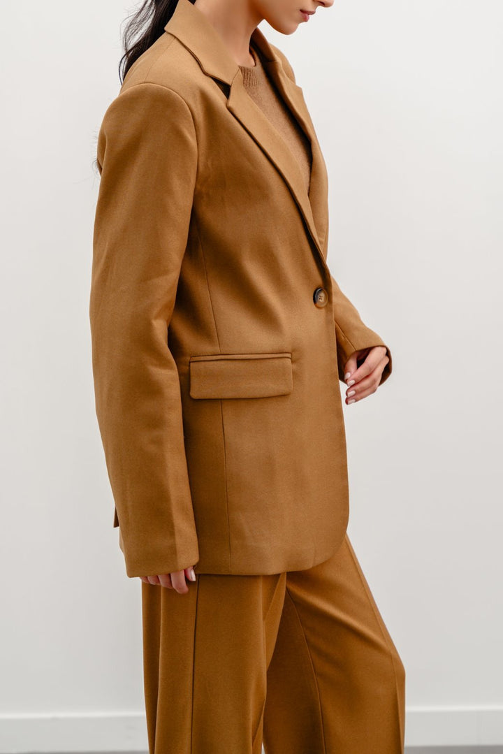 CAMEL TAILORED BLAZER