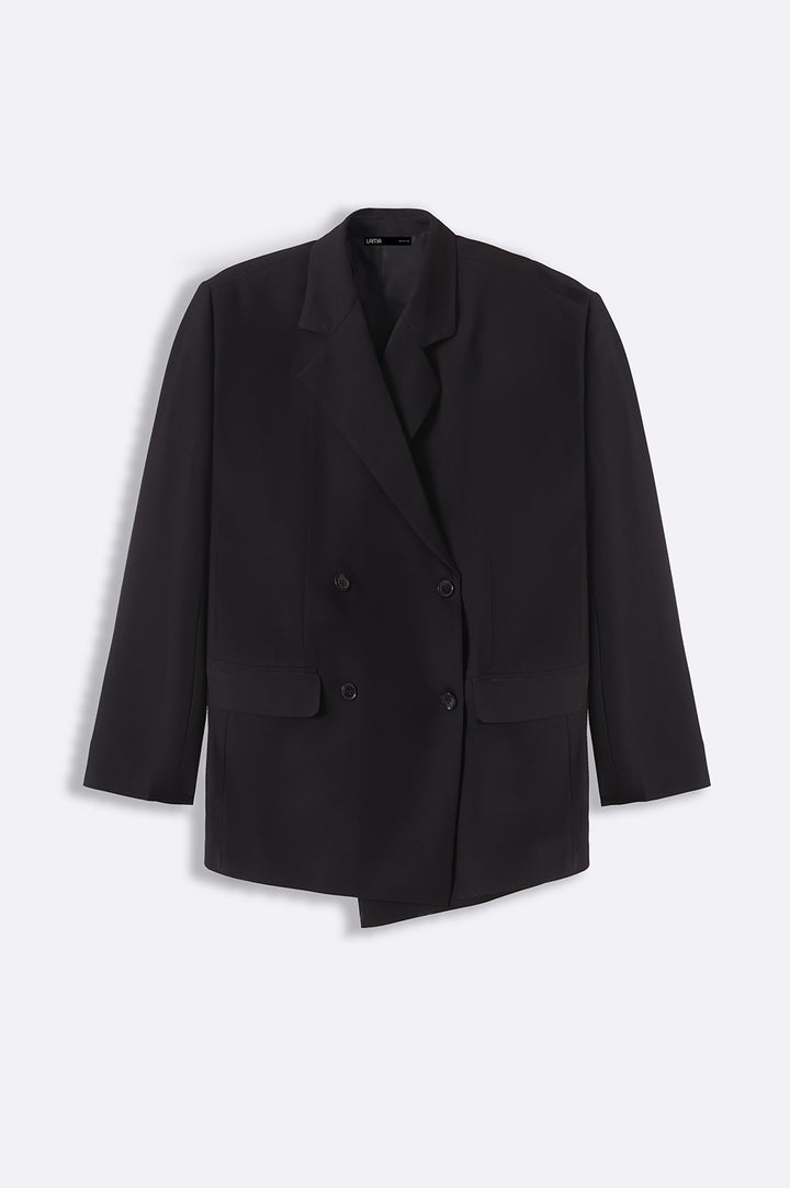 BLACK OVERSIZED STUDIO BLAZER