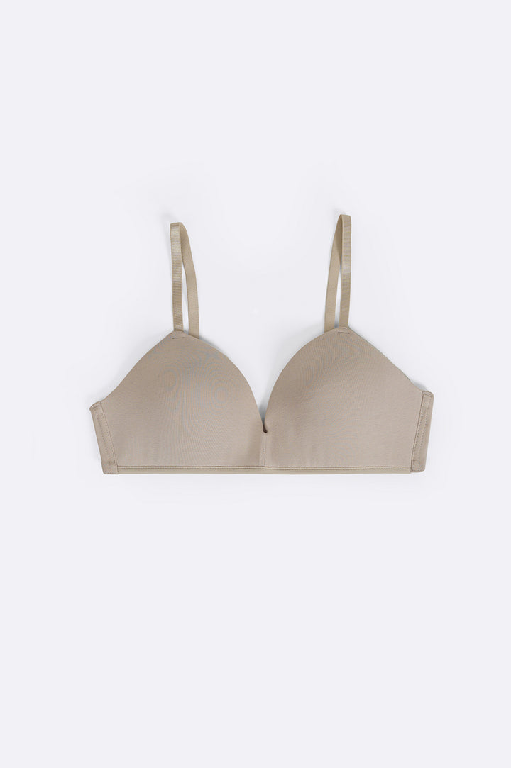 NUDE COTTON WIRELESS T-SHIRT BRA