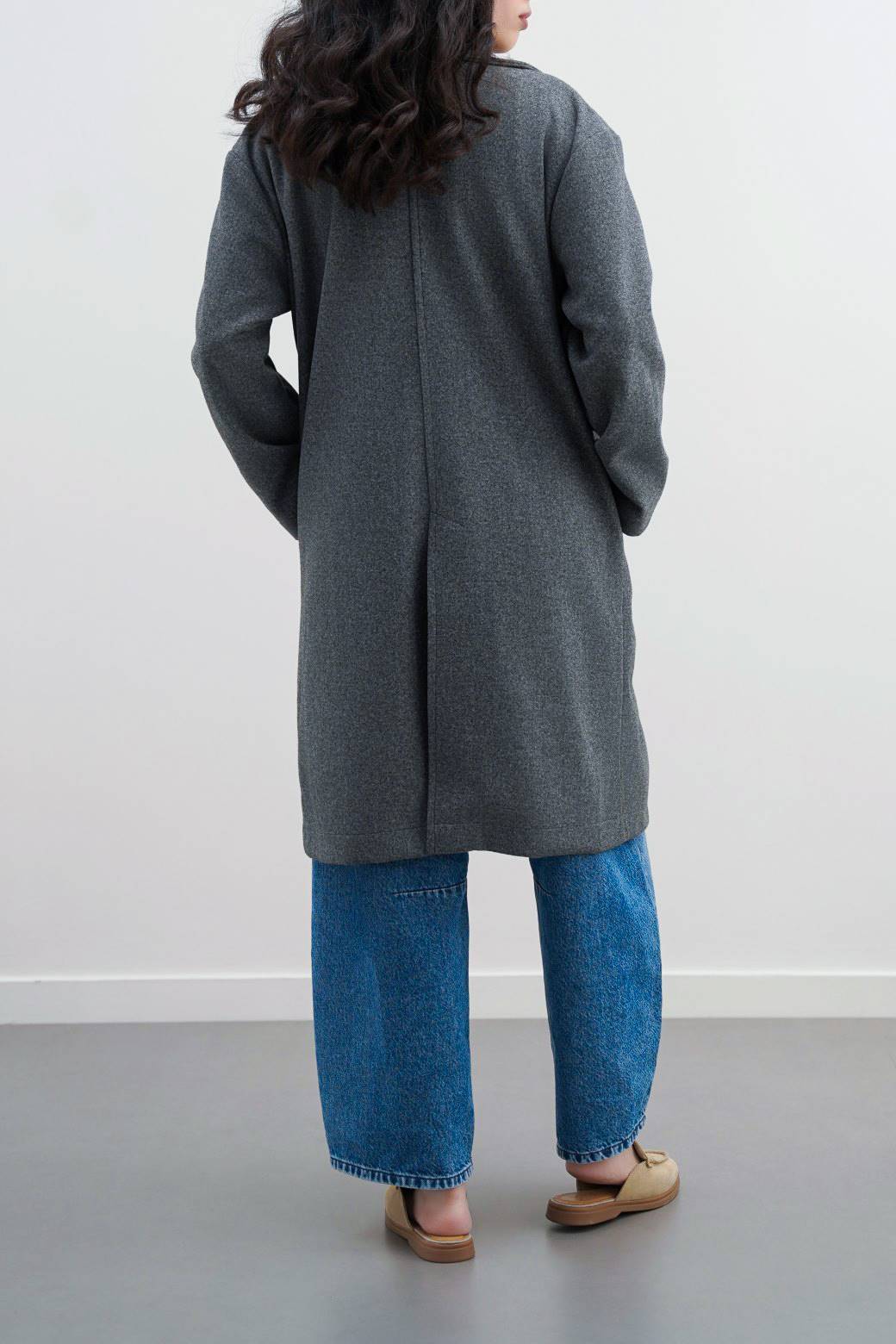 GREY WOMAN COATS