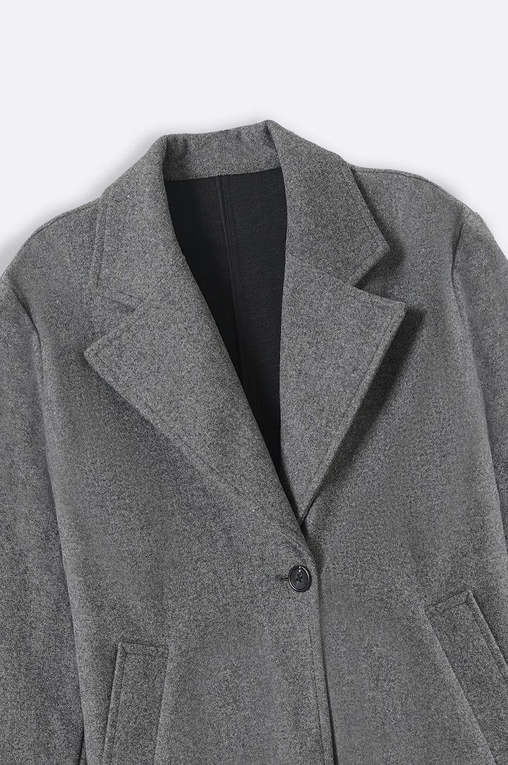 GREY WOMAN COATS