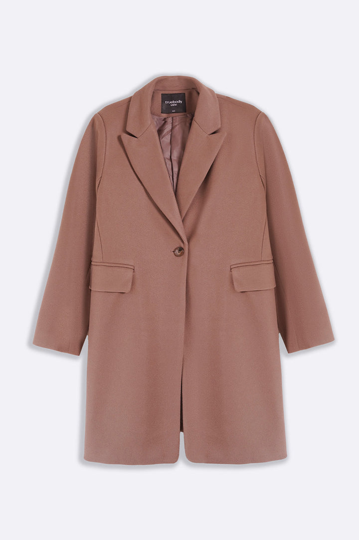 TAUPE WOMAN TRUE BODY COATS