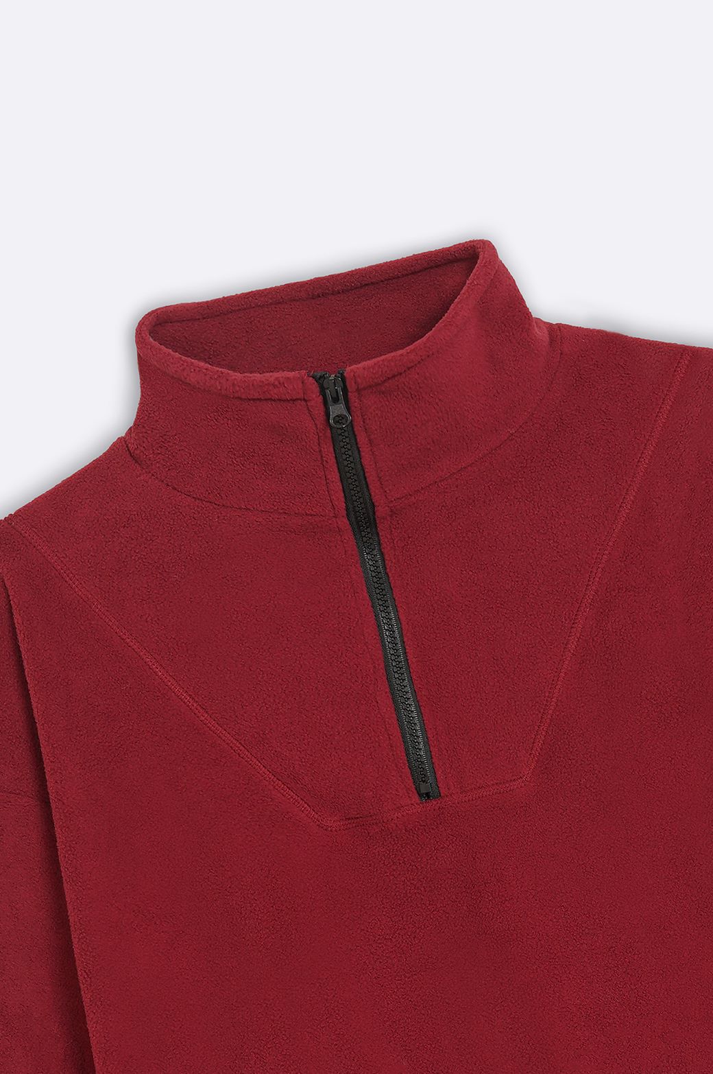 WINE FLEECE PULL-OVER