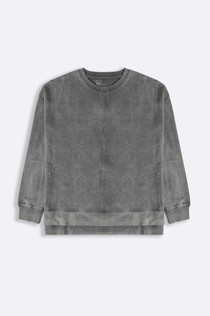 CLASSIC  WASHED-EFFECT SWEATSHIRT