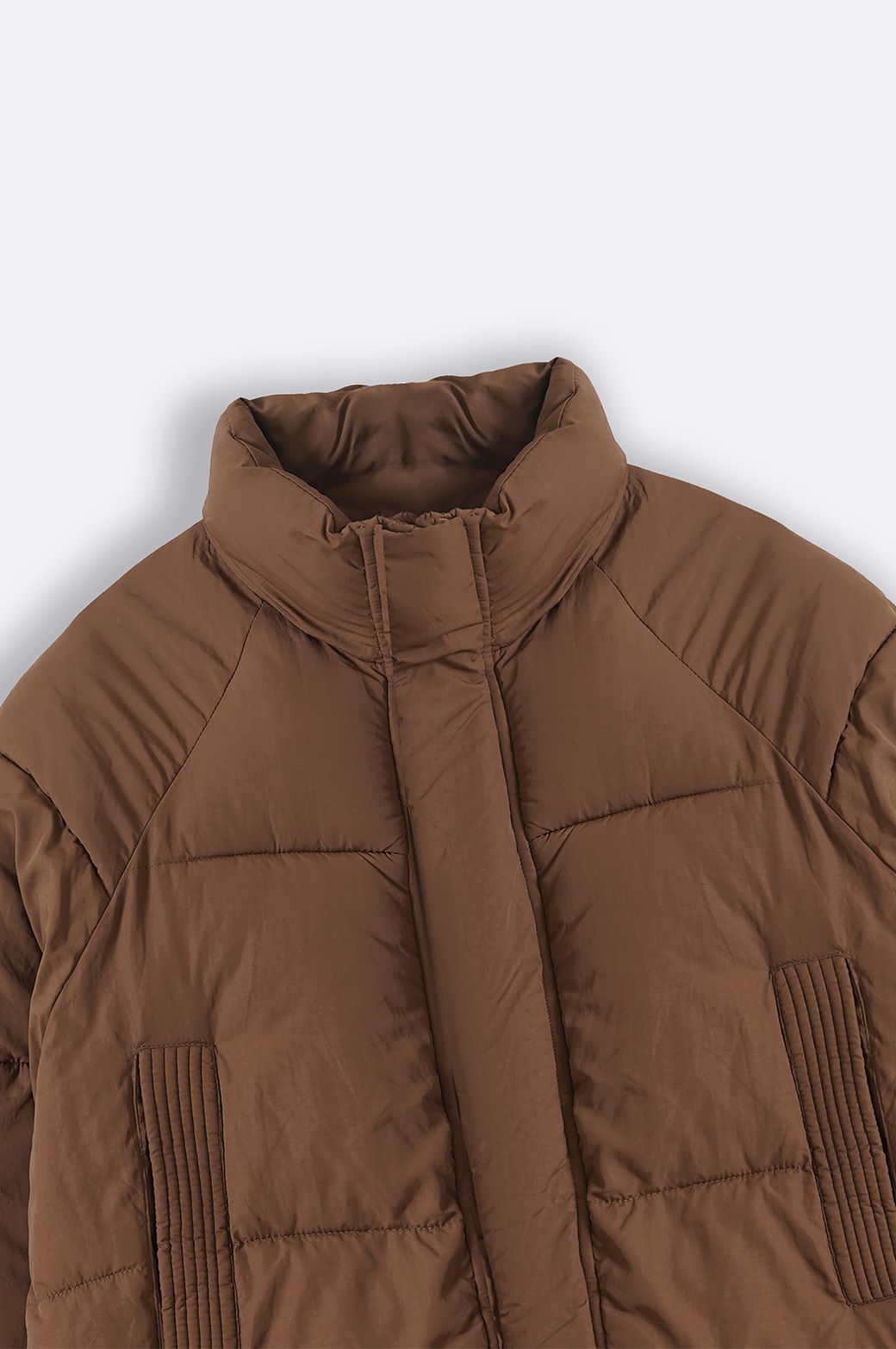 COFFEE SHORT PUFFER JACKET