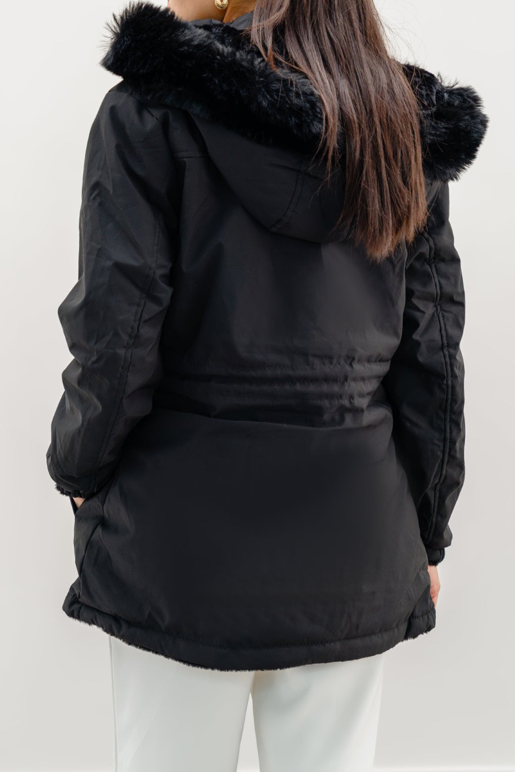 BLACK ARCTIC PUFFER JACKET