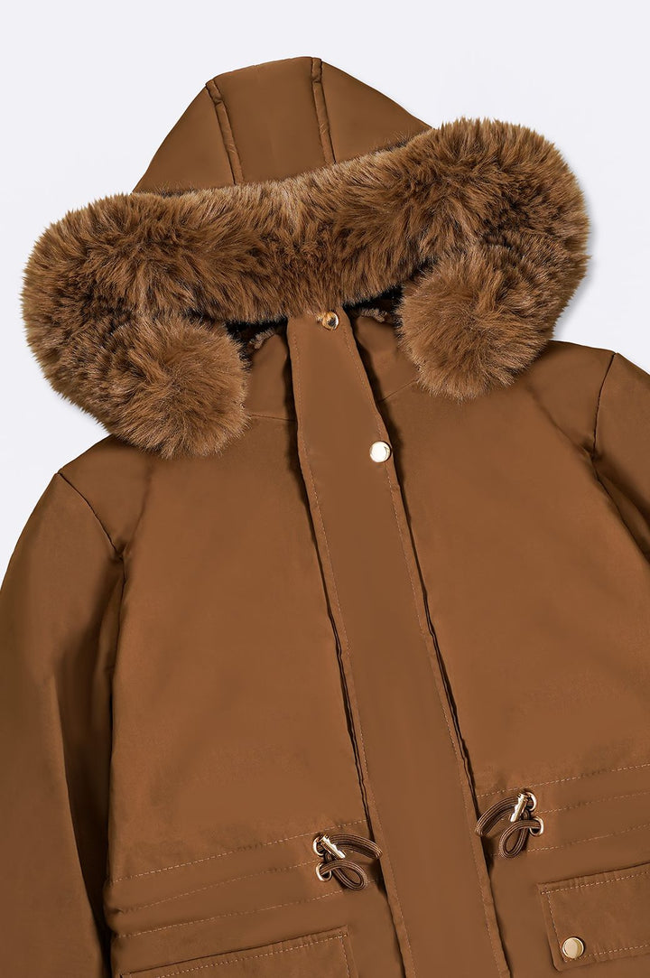 COFFEE ARCTIC PUFFER JACKET