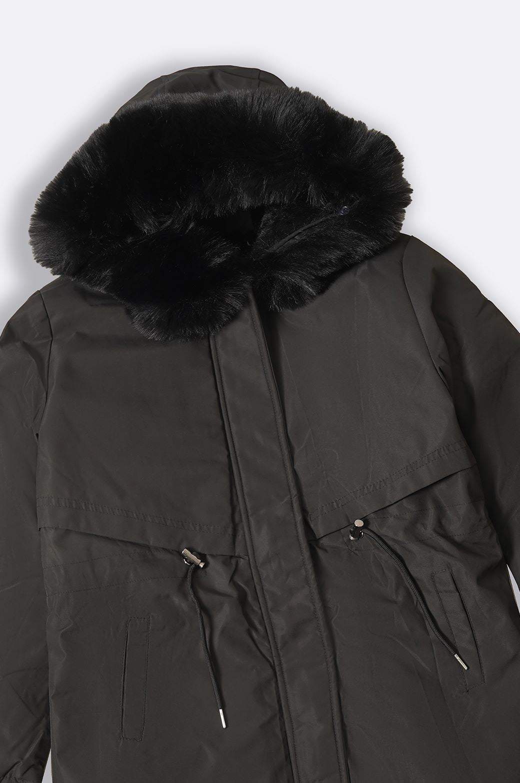 HOODED PUFFER JACKET