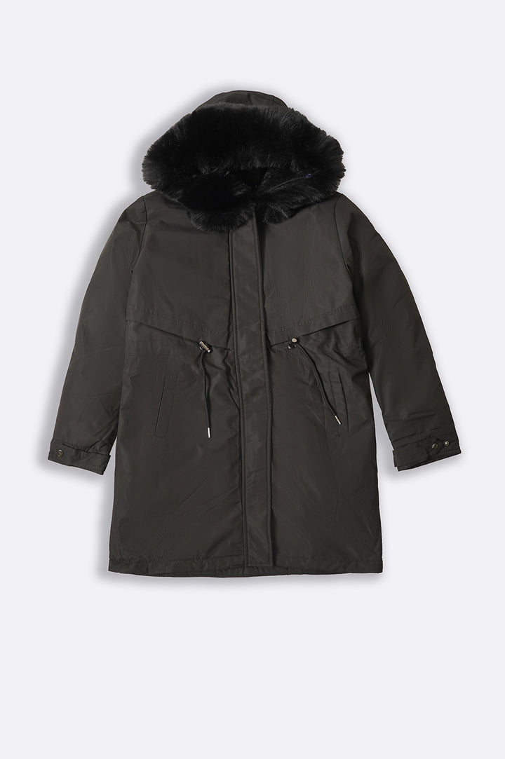 HOODED PUFFER JACKET