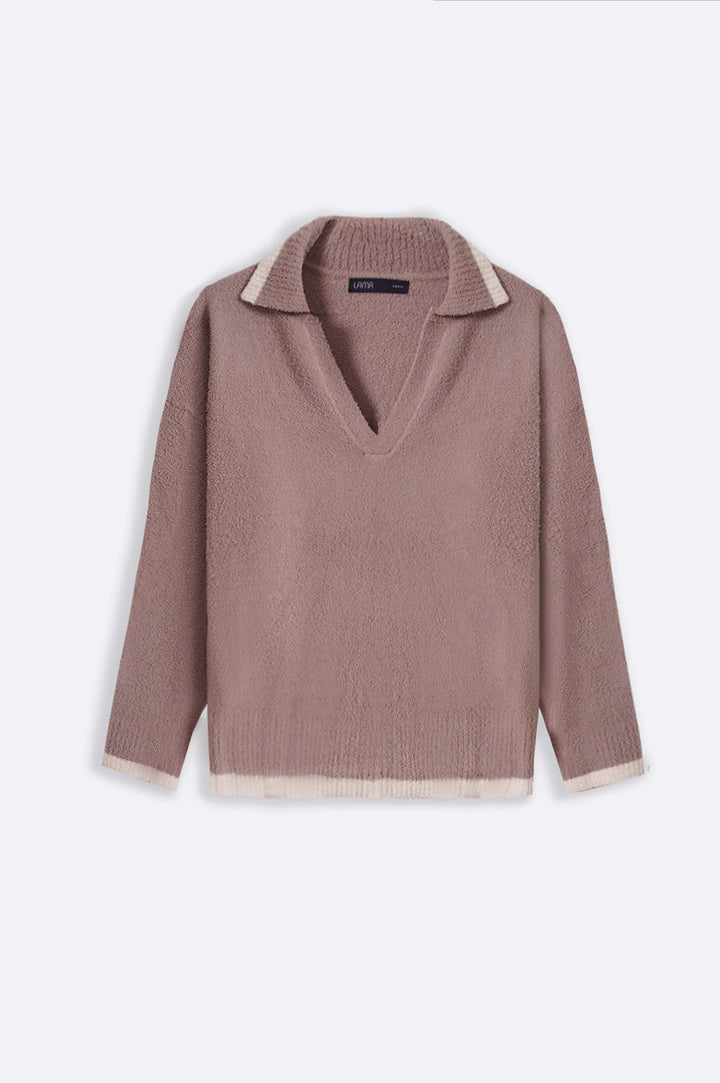 CAMEL MINKY LOUNGE JUMPER