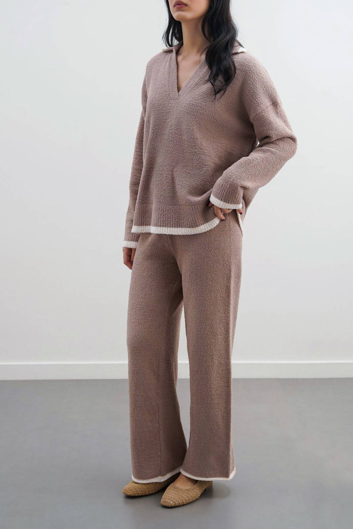 CAMEL MINKY LOUNGE JUMPER